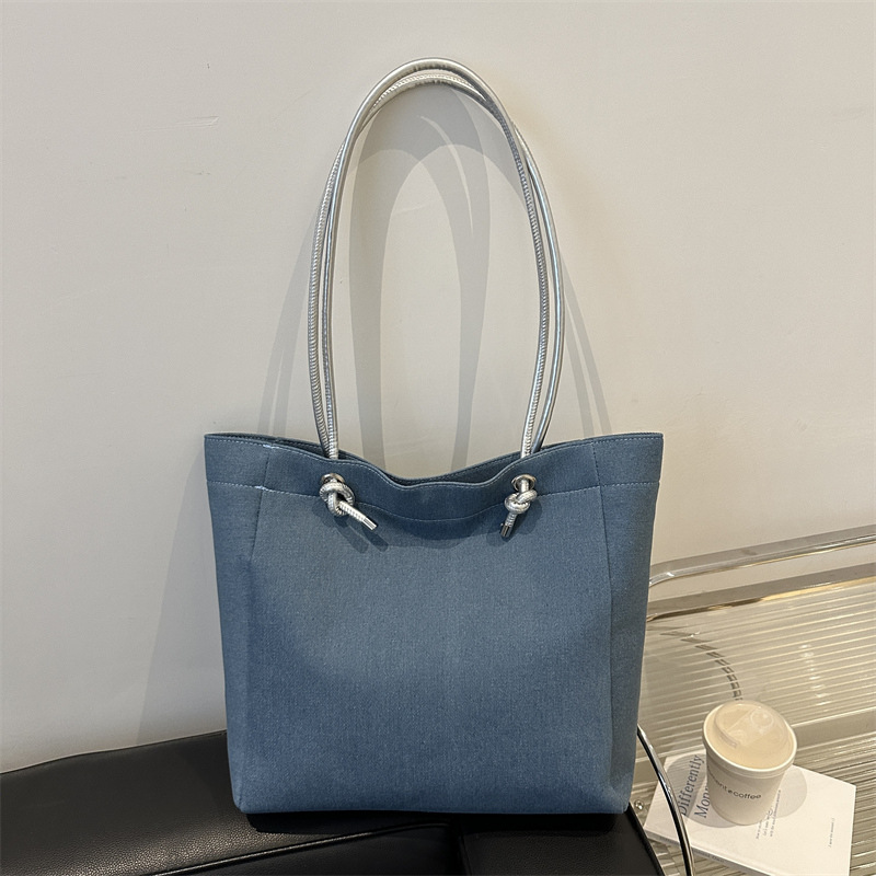 2024 otoño nuevo estilo simple de moda de gran capacidad bolso de hombro de moda ocio de viaje literario de gran capacidad bolsa