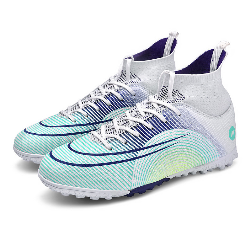 2022 transfronteriza nuevos zapatos de fútbol FGTF de los hombres Transpirable Alto-top largo y corto zapatos de fútbol de uñas moda Comercio Exterior más tamaño 45