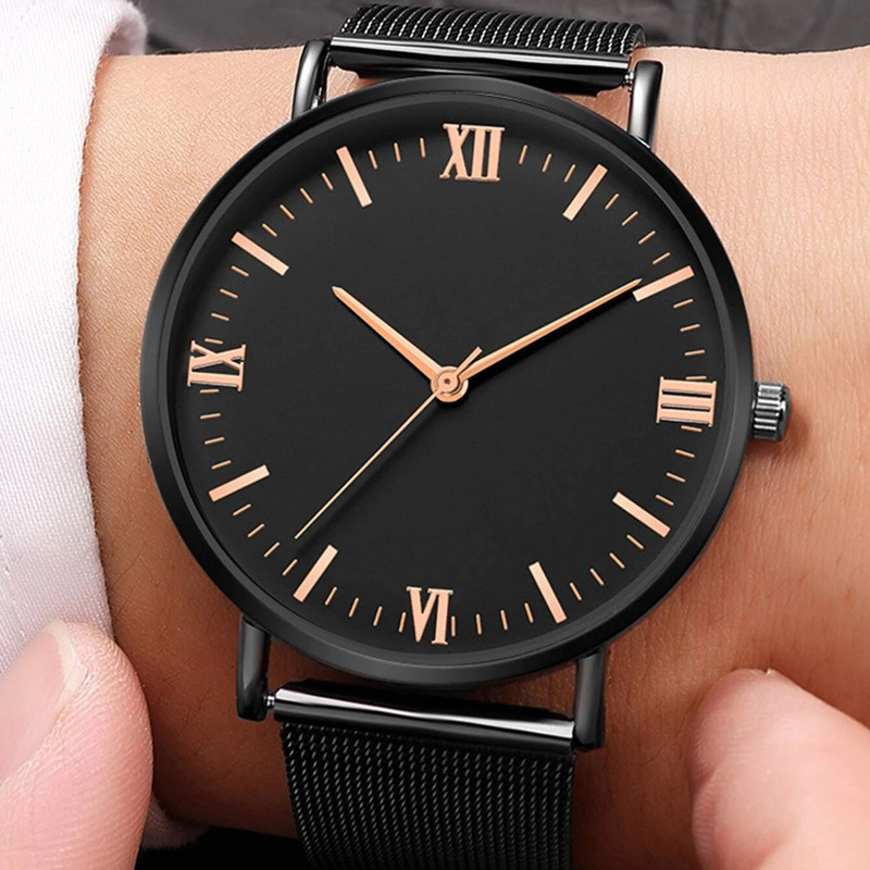 Casual Solid Color Quartz Men's Watches display picture 1