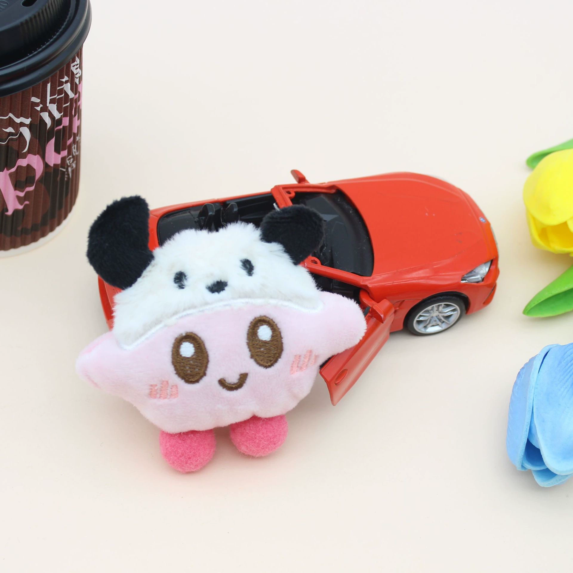 Cartoon pendant with bow, accessory, plush, DIY