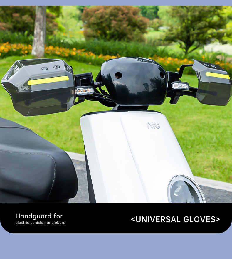 Electric Scooter Handlebar Cover Waterproof Windproof Motorcycle Handlebar Protector Sunshade Extended Length