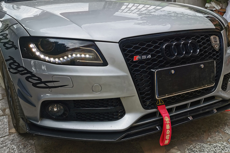 Suitable for Old Audi A3 A4L A6 Q3 Front Shovel Front Lip Spoiler Size Surround Modification and Decoration Anti-Collision