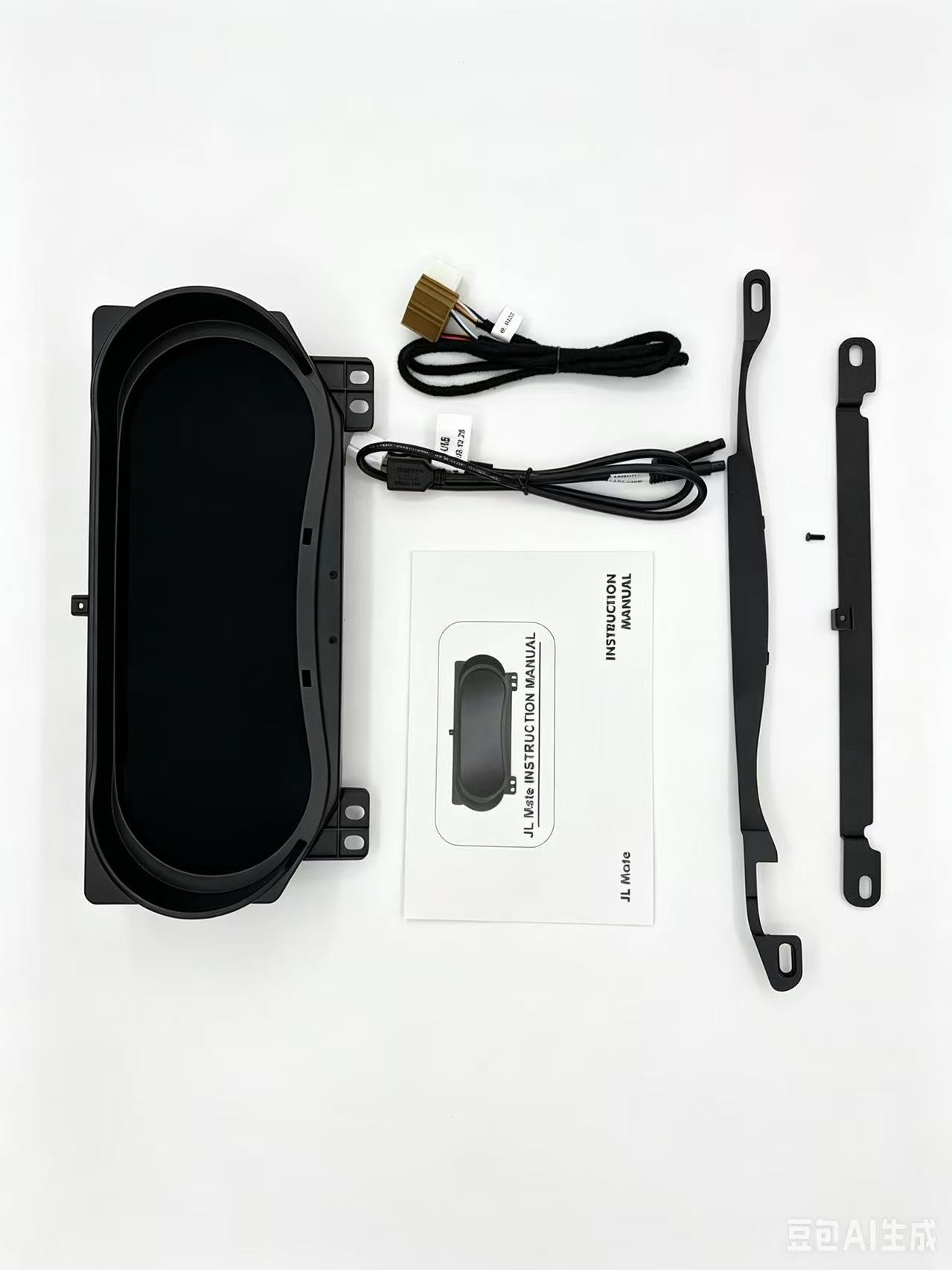 Suitable for Jeep Wrangler Jl2018-2023 Full Lcd Dashboard, Non-Destructive Direct Plug-In Multi-Function Lcd Instrument