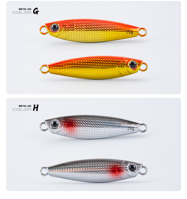 Sinking Jigging Spoon Lures Deep Diving Jigging Spoon Baits Fresh Water Bass Swimbait Tackle Gear