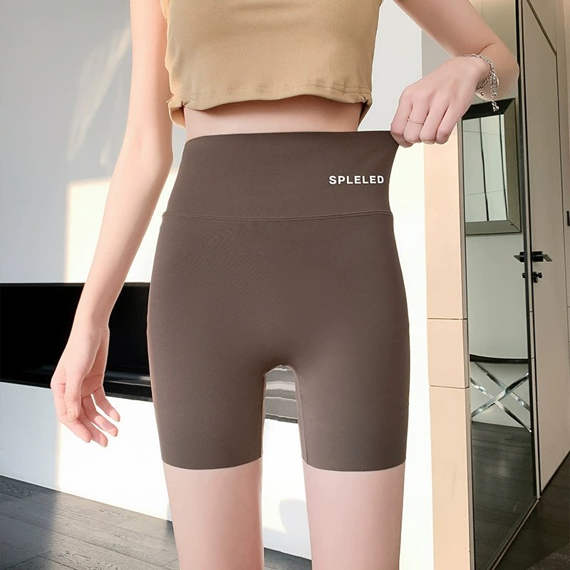 Широкие high-waist формирующие шорты, тонкое защитное белье для коррекции бедер и йоги, многоцветное, размер S–XXXL