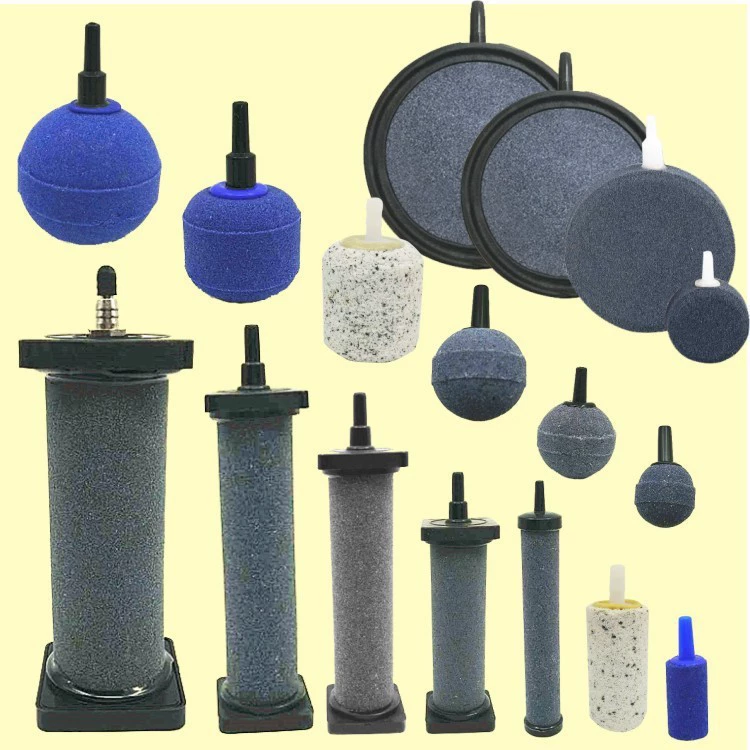 Кислородный насос для аквариума, воздушный камень, воздушная колонна для аквариума, пузырьковый камень для аквариума, высокотемпературная спеченная воздушная колонна