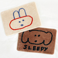 韓國卡通狗狗家居腳墊強吸水防滑浴室客廳臥室門廳地墊地毯BB系列