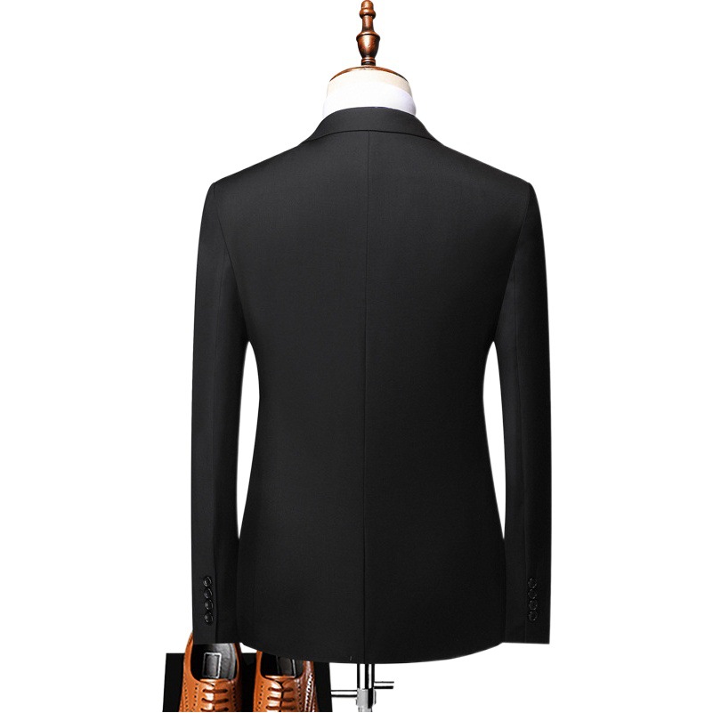 Traje de primavera y otoño para hombres Traje de tres piezas slim fit de estilo coreano para hombres Mejor hombre traje casual de negocios para hombres Ropa formal profesional