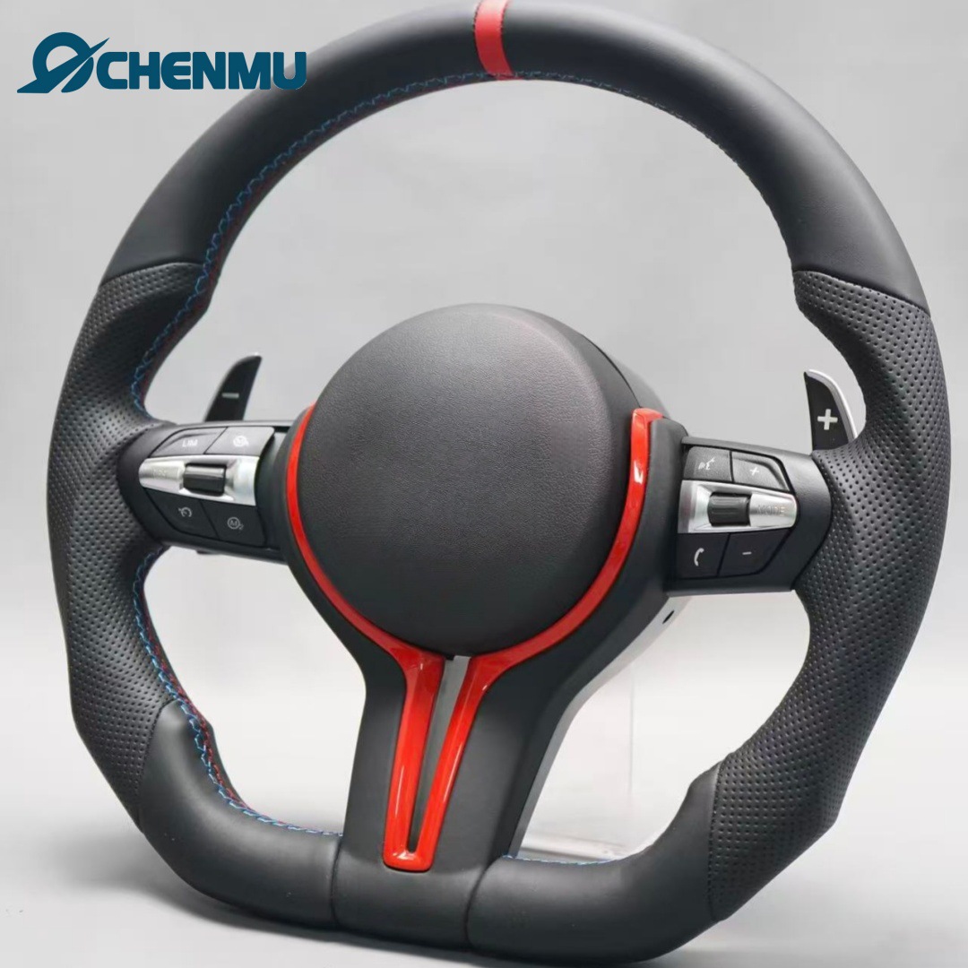 Suitable for Bmw 1234567 Series X123456F10F30F35F15 Modified Flat Bottom Red Return Standard Direction