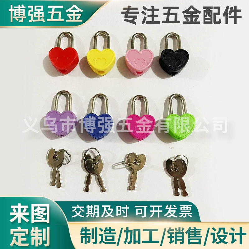 Напрямую от производителя: маленькие замочки в форме сердца для блокнотов, мини-замочки в форме сердца, замочки для канцелярских товаров, замочки для рукоделия, замочки для дневников.