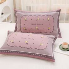 四层细纱纯棉纱布枕巾一对装柔软成人盖巾防滑透气家用枕头巾