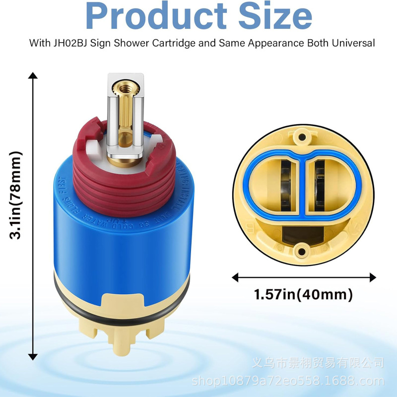 Jh02Bj Hl-40 Ceramic Pressure Balancing Cartridge Shower Faucet Bathtub and Shower Valve Replacement Jh02Bj Hl-40 Ceramic Pressure Balancing Cartridge Shower Faucet Bathtub and Shower Valve Replacement
