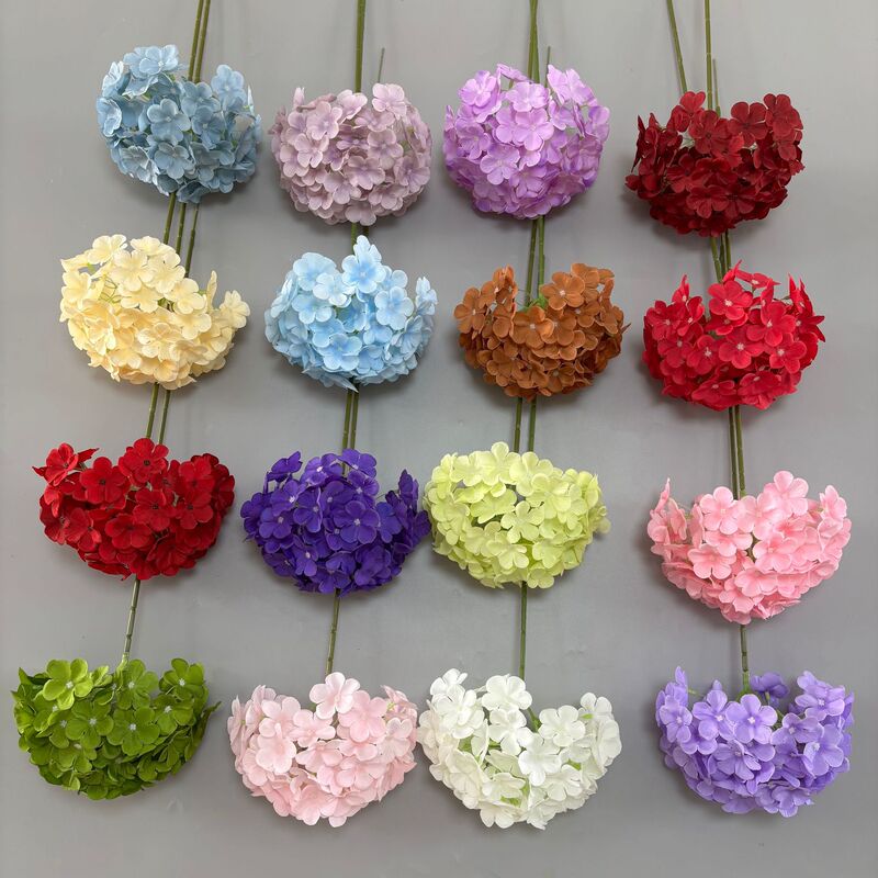 72 Pieces of 5-Pointed Hydrangea Wedding Ceremony Stage Layout Silk Flower Ornaments Decorative Multi-Headed Fake Flower Road Guide Arch Fake Flowers 72 Pieces of 5-Pointed Hydrangea Wedding Ceremony Stage Layout Silk Flower Ornaments Decorative Multi-Headed Fake Flower Road Guide Arch Fake Flowers
