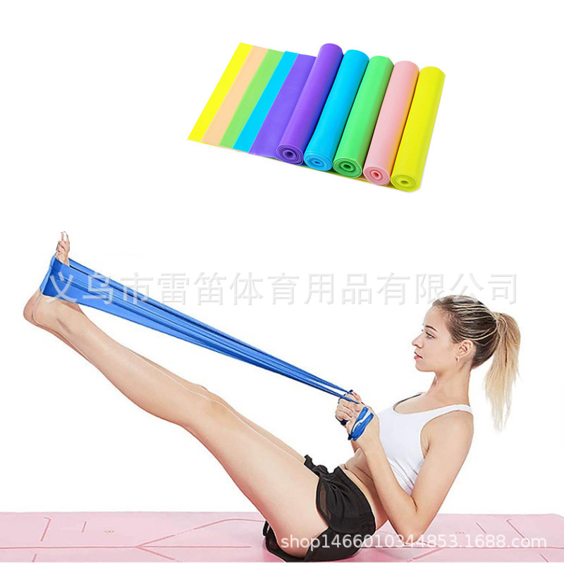 Factory Direct supply yoga tension band tension piece resistance band tension rope elastic band fitness resistance band Pilates