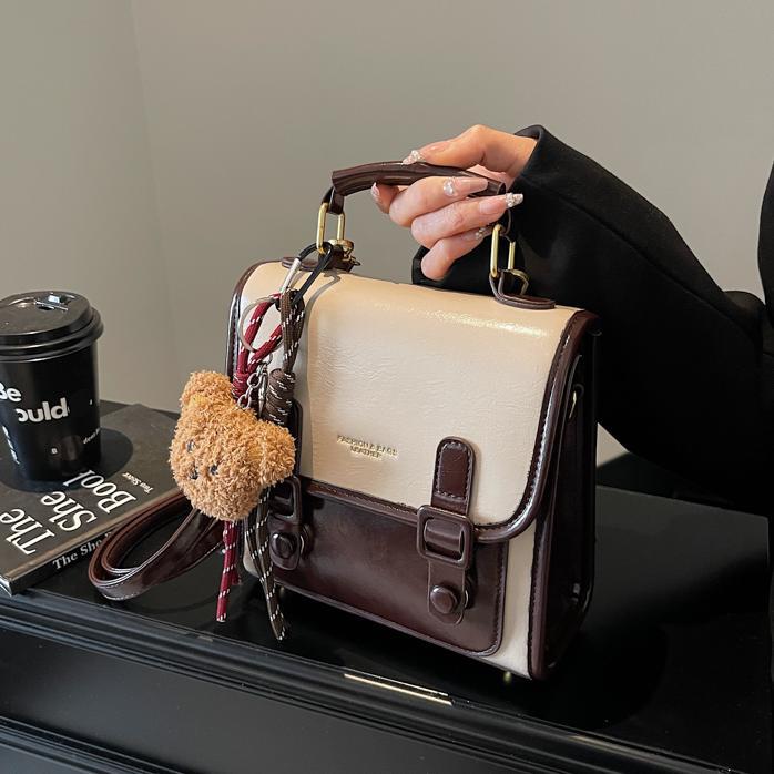 Bolsa de mano de piel de cera retrógrada para mujeres 2024 nuevo estilo universitario clase de mochila de viaje de alta calidad mochila