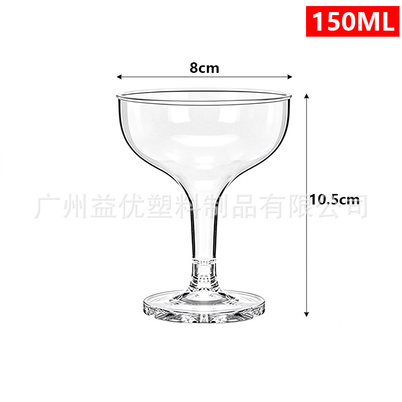 Copa de Champaña Desechable de Plástico Transparente Desmontable para Fiestas image 39