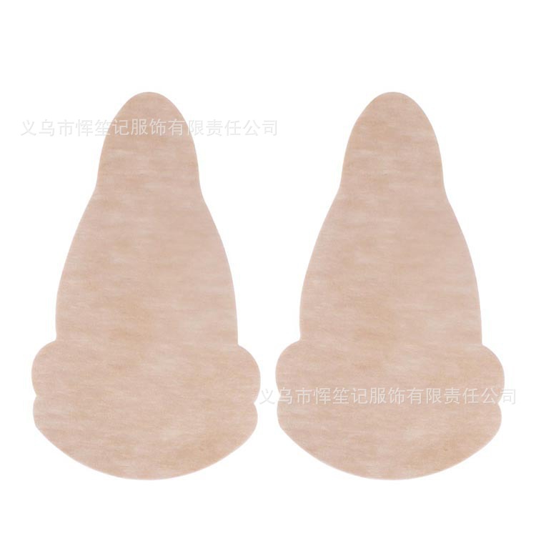 Paste de pecho invisible transpirable sin marcas, delgado y desechable, areola, no tejido, color de piel, cabello transfronterizo