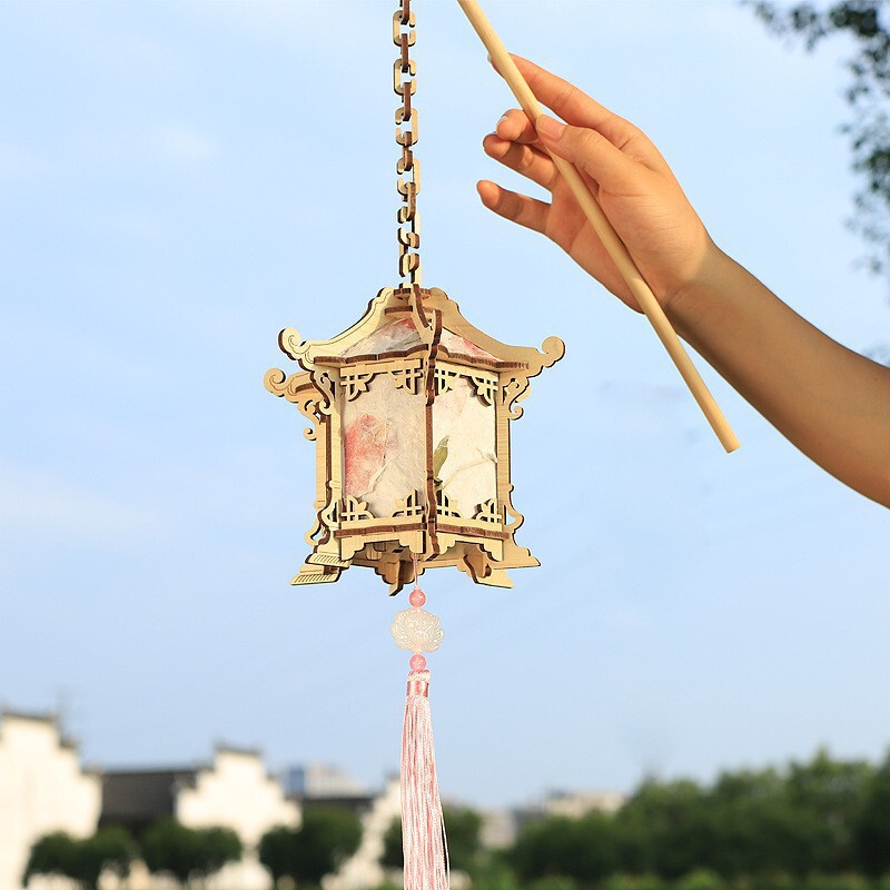 中秋節中国式提灯古風手作りdiy材料包子供が手作り花灯発光装飾宮灯を手に入れる|undefined
