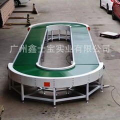 90 ° ベルト旋回コンベヤー小型パイプライン物流エクスプレス自動仕分け180 ° 環状コンベヤーライン