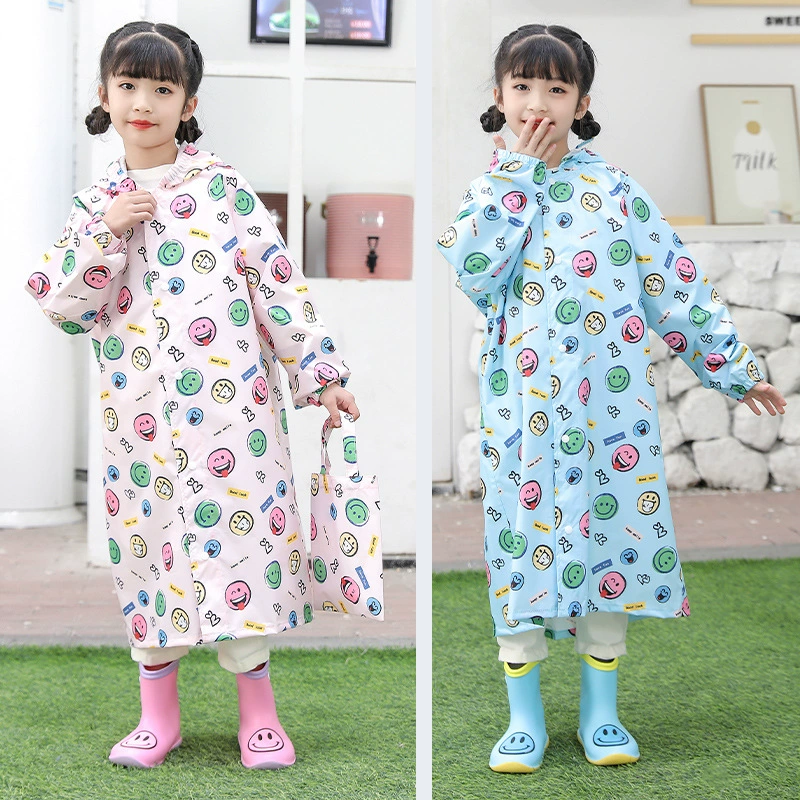 Японский легкий Быстросохнущий детский плащ, длинный школьный рюкзак с героями мультфильмов для малышей, мальчиков и девочек, учеников начальной школы, защита от пончо, четыре сезона