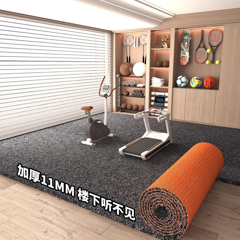 ジムフロアマット、防音、衝撃吸収、スポーツ耐衝撃、厚みのある吸音、家庭用大面積吸音滑り止めカーペット|undefined