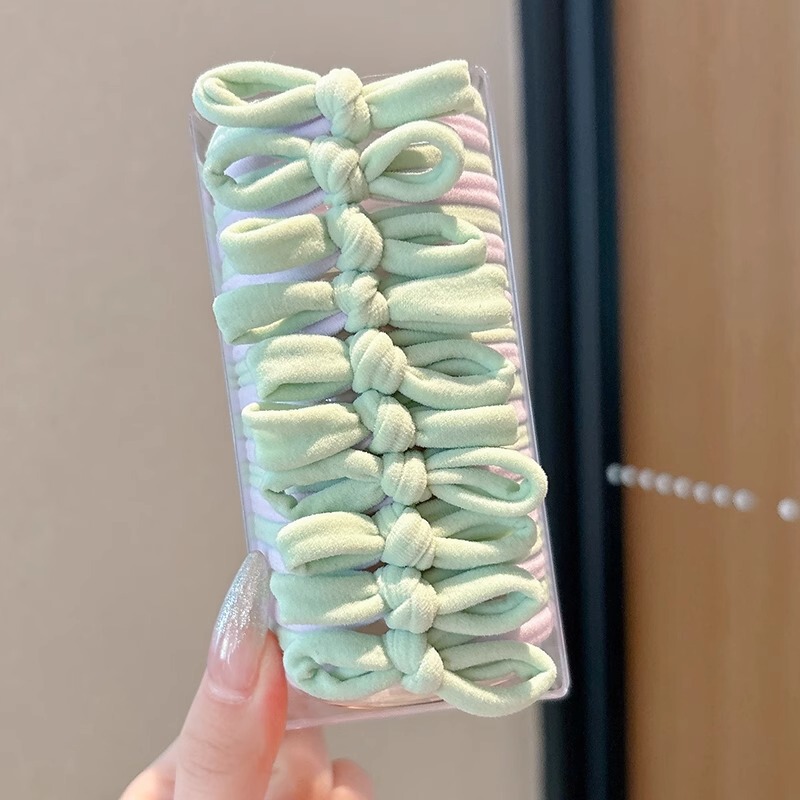 彩色高弹力女童发圈扎发皮筋耐用头绳小女孩高马尾头饰儿童发绳|undefined