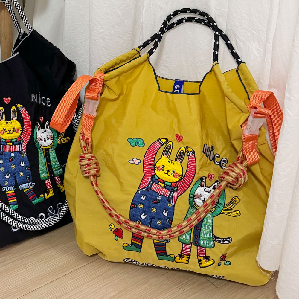 카키 토끼와 고양이 (끈없이)