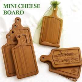 木质牛排盘牛扒切割板披萨木盘实木面包盘西餐点心木盘羊排盘