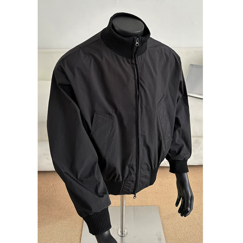 Весенний американский ретро-пилотный пиджак большого размера свободного короткого cleanfit с воротником