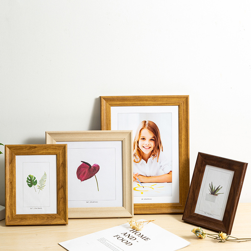 Customized A4 Picture Frame A3 Wall-Mounted Photo Frame Display Frame 4-Open 8-Open Poster Size Wholesale Creative Puzzle Frame