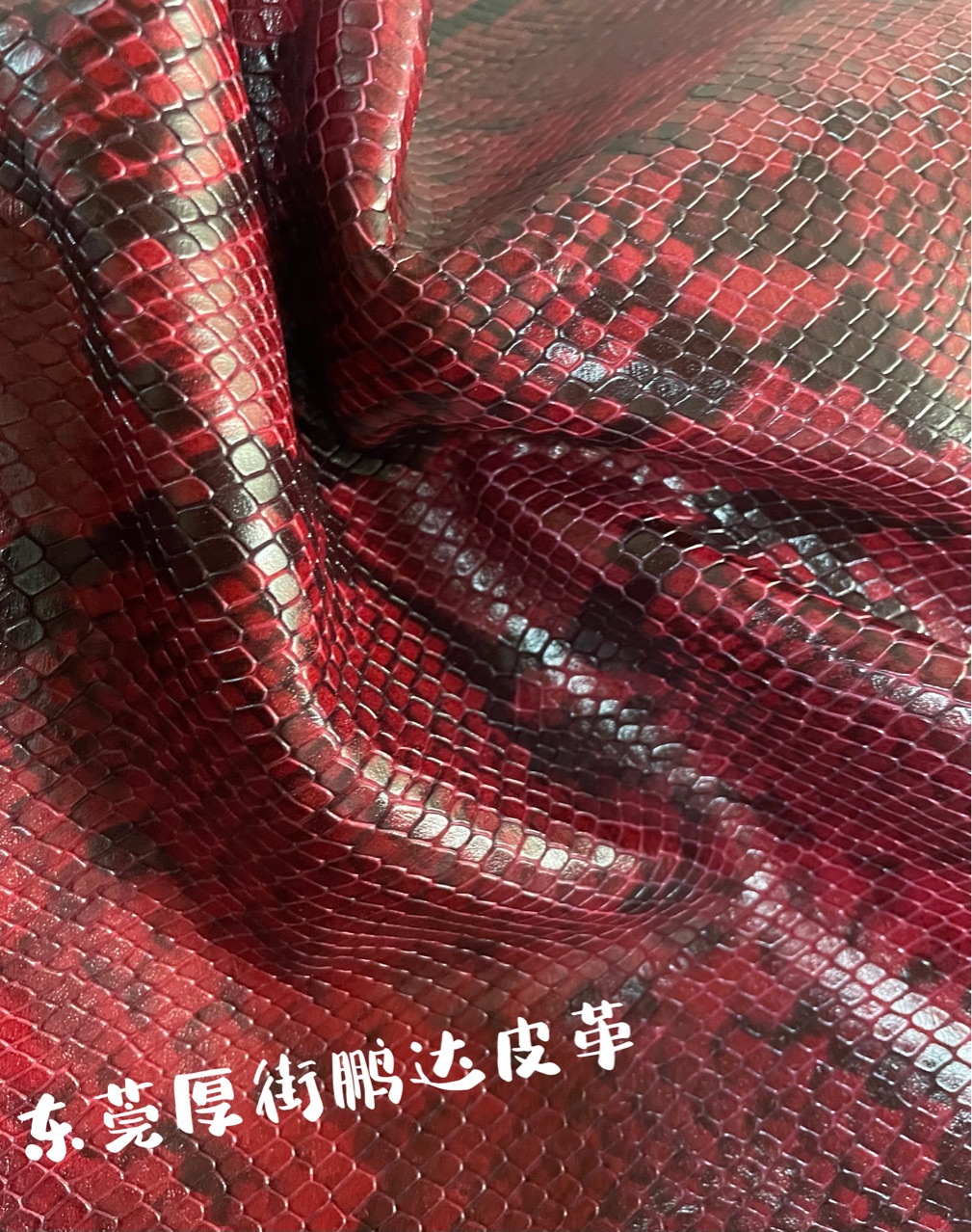 特色意大利進口頭層花皮 蛇纹手工饰品皮具真皮DIY