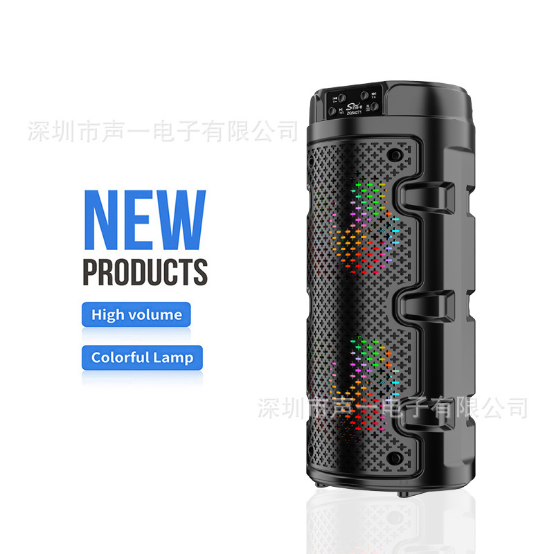 ZQS4271 special cheap gift double 4 inch bluetooth speaker outdoor portable card portable wireless stereo