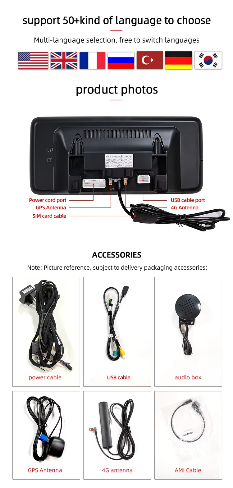 For Audi A4 A4L A5 S5 2009 - 2016 Android14 Large Screen Car Navigation