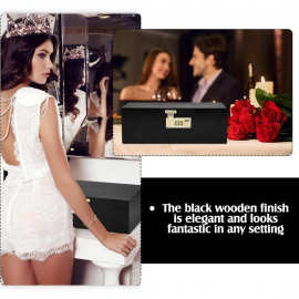 简约实木雪茄烟丝收纳盒四色双层木质雪茄盒新款木制研磨器收纳盒