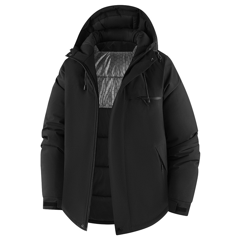 2026 new winter outdoor casual sports windbreaker, featuring fleece and graphene technology, a high-quality cotton jacket for couples