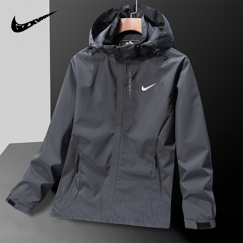 A generation of hair brand jacket men's spring and autumn new detachable hooded coat men's casual Joker windbreaker