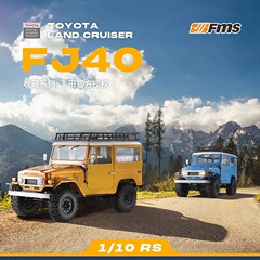 Fms 1/10トヨタfj40クロスカントリークライミング四駆rcリモコン電動モデルは本物のハードシェルモデルのようです。