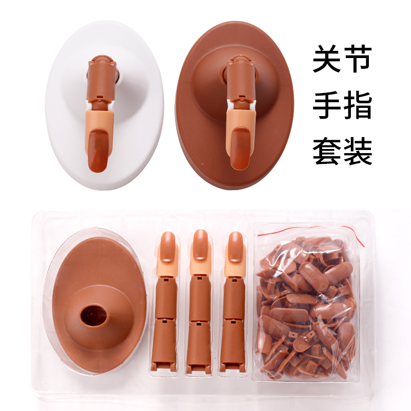 Amazon populares uñas conjunta dedo manipulador de uñas pieza traje principiante práctica actividad dedo cinturón base