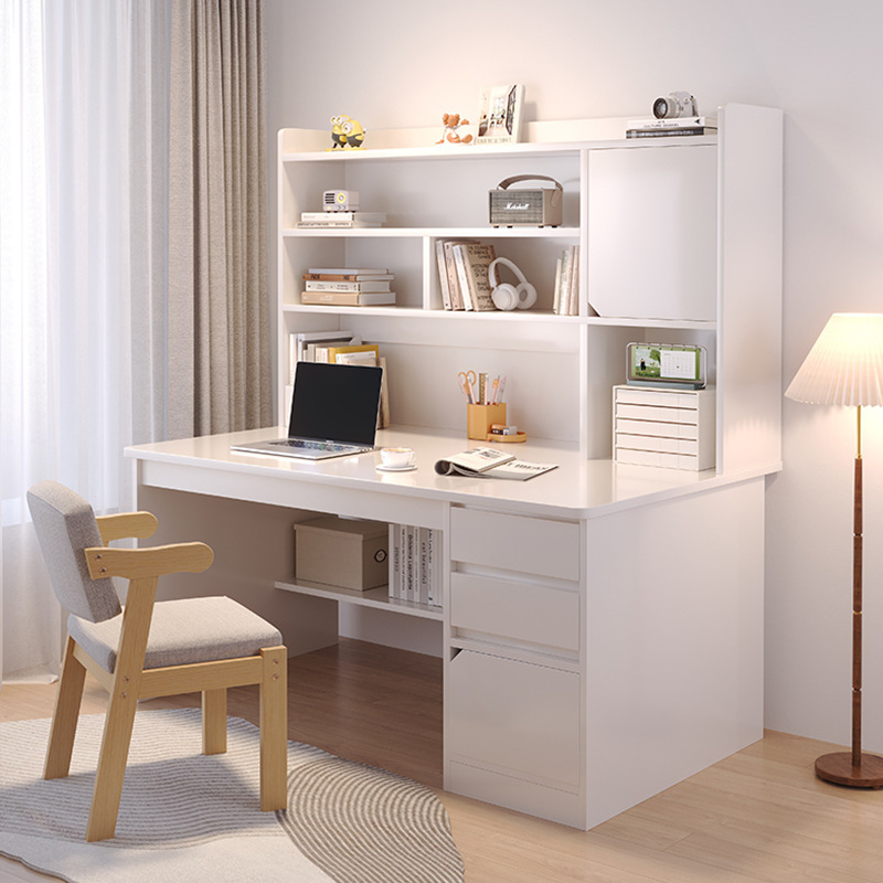 Escritorio, estantería, estantería, mesa integrada, dormitorio en casa para estudiantes de secundaria, escritorio para computadora, escritorio para estudiantes de escritorio