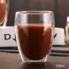 Taza de vidrio resistente al calor, taza de huevo, taza de café, taza de aislamiento térmico, taza de té de leche doméstica, productos transfronterizos de alta borosilicina