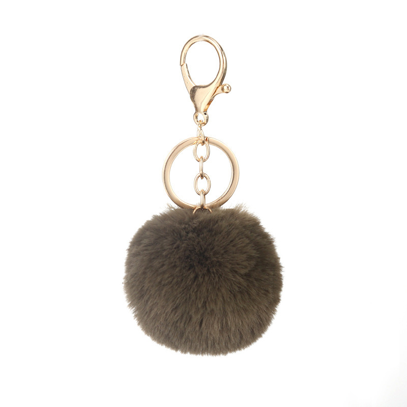 現物卸売りはラッコの毛玉をまねて6cmのアクセサリーのキーホルダーをまねます。