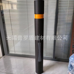 Road landscape embedded road pile can be printed logo seamless steel pipe stop column square stop column railing
