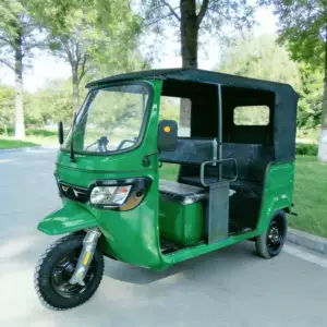 Cross-border passenger-carrying fuel-powered tricycle for passenger transportation, foreign trade export, tuktuk, Indian passenger-carrying vehicle export
