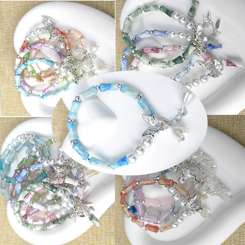 Браслет из бамбука, аксессуар, китайский стиль, оптом, DIY
