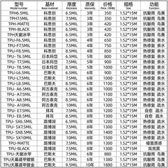 TPUステルス車服PPF自動車塗装面保護フィルム自己修復増量TPU明るい黒マット自動車全車フィルム