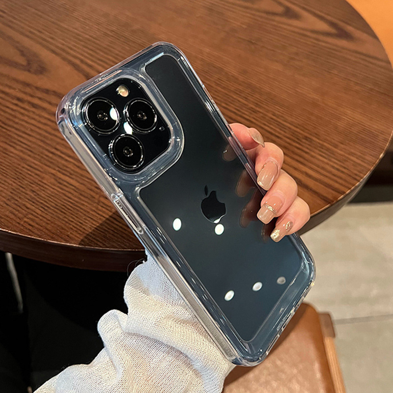 Apple 17透明携帯電話ケース16クリスタルスペースiPhone14promaxフルカバーSE13保護ケース12に適用|undefined