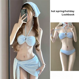 连体泳衣;比基尼;三件套泳装