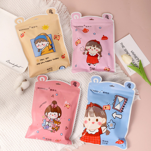Warm Patch Ding Shang Daily Use Cartoon Warm Baby, Warm Keeping, Warm Patch Self-Heating Patch, Body Warming Patch 10 Pcs Per Pack