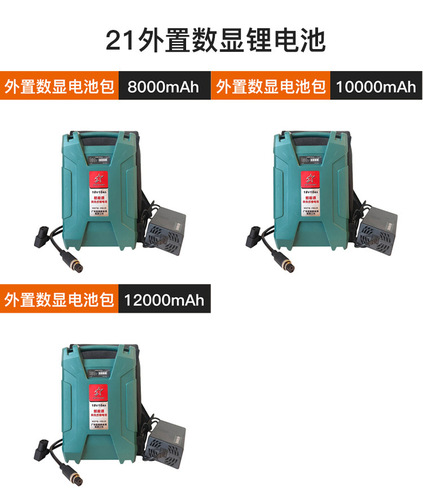 Makita Quanyou Lithium Battery Cordless Lawn Mower with High-Capacity 12V/21V Large Battery Pack and Charger
