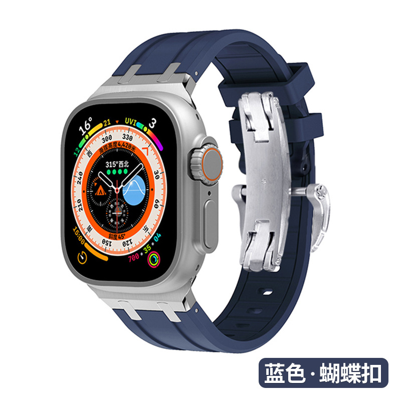 Para Apple iwatch Ultar Apple pulsera s987654 pulsera líquida pulsera de silicona pulsera S11